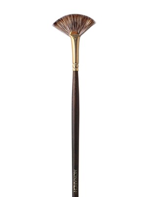 Winsor  And  Newton Monarch Brushes 4 Flat/Bright Long Handle (5501004)