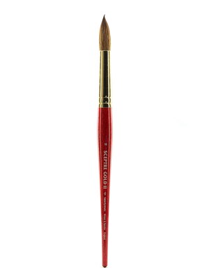 Winsor  And  Newton Sceptre Gold Ii Short Handled Brushes 16 Round 101 (5181716)
