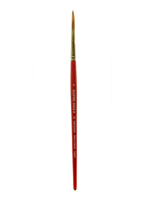 Winsor  And  Newton Sceptre Gold Ii Short Handled Brushes 6 Designer Round 202 (5182706)