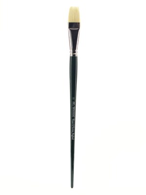 Winsor  And  Newton Winton Hog Brushes 12 Long Flat (5974712)
