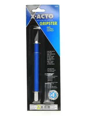 X-Acto Gripster Knife, Blue, Pack of 4 (4PK-X3626Q)