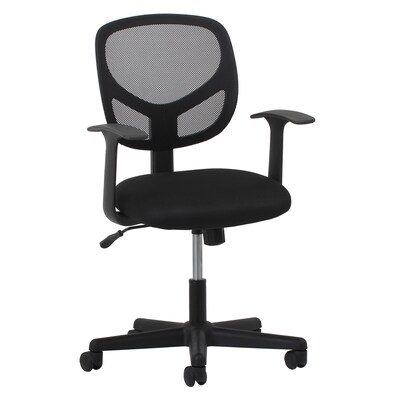 Essentials by OFM ESS-3001 Mesh Task Chair Fixed Arms, Black