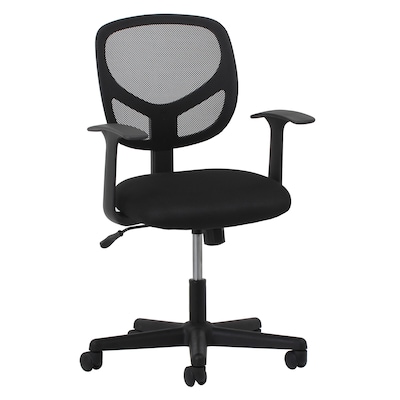 Essentials by OFM ESS-3001 Mesh Task Chair Fixed Arms, Black