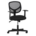 Essentials by OFM ESS-3001 Mesh Task Chair Fixed Arms, Black