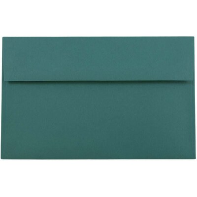 JAM Paper A10 Invitation Envelopes, 6 x 9.5, Teal, 25/Pack (157471)