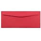 JAM Paper #10 Window Envelope, 4 1/8" x 9 1/2", Red, 250/Box (1531052C)
