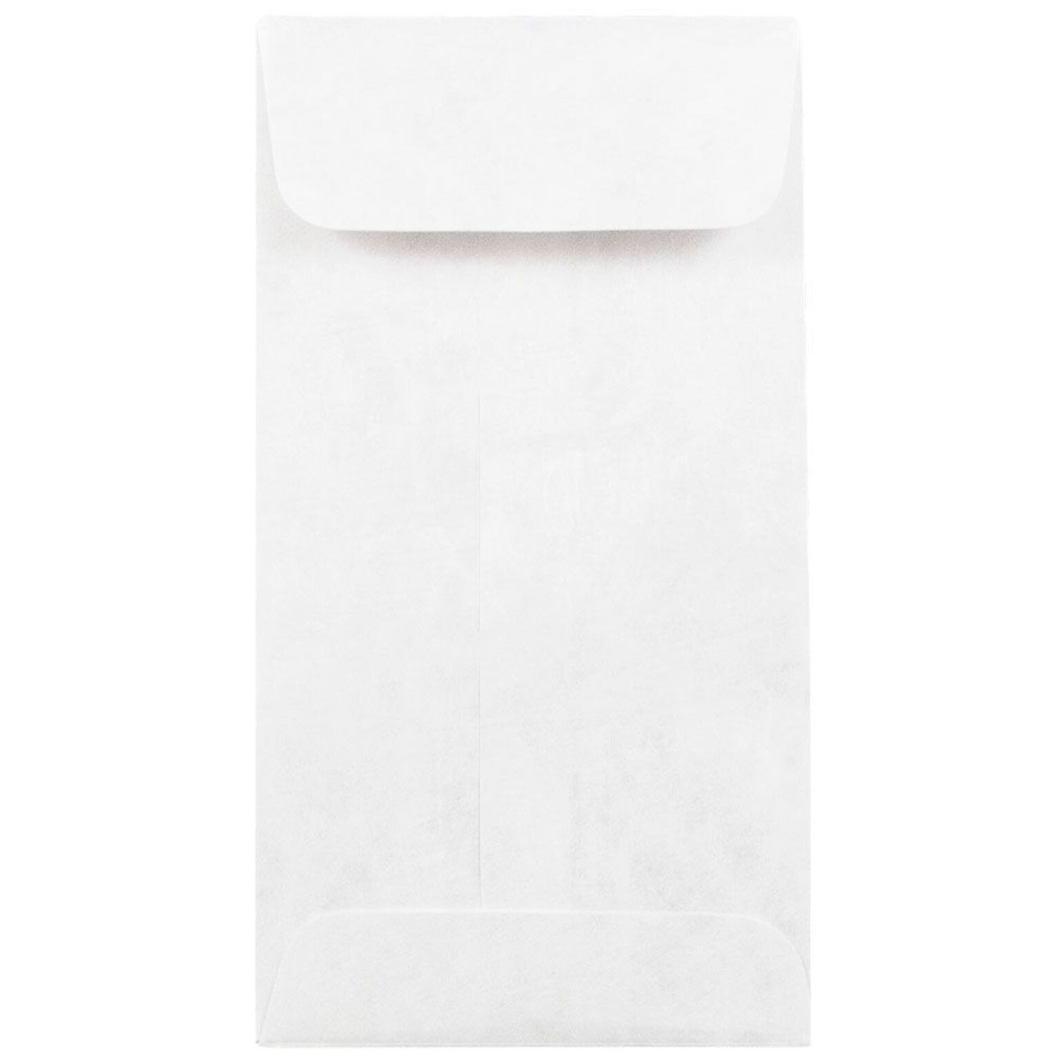 JAM Paper #7 Coin Tear-Proof Tyvek Open End Envelopes, 3.5 x 6.5, White, 50/Pack (2131076C)