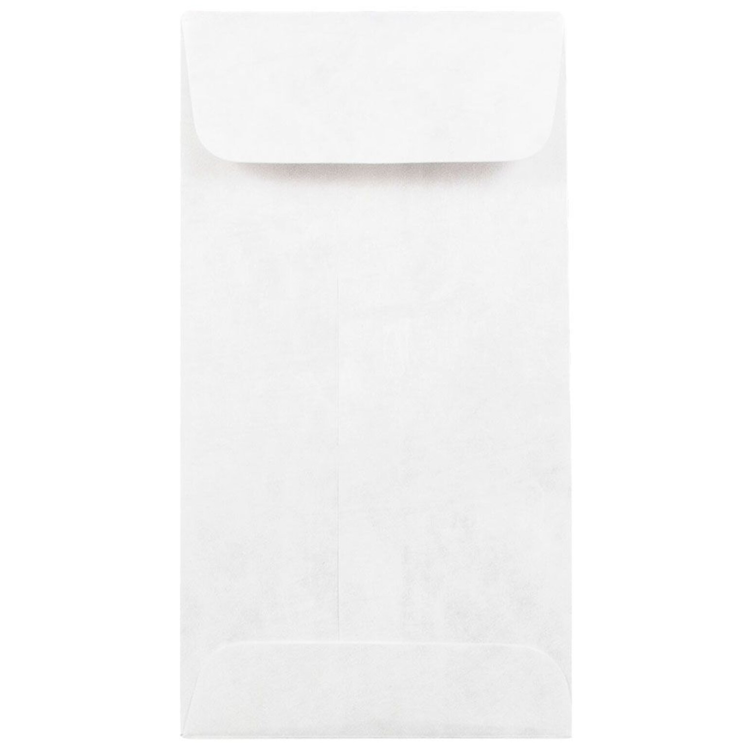 JAM Paper #7 Coin Tear-Proof Open End Envelopes, 3.5 x 6.5, White, 250/Box (2131076I)