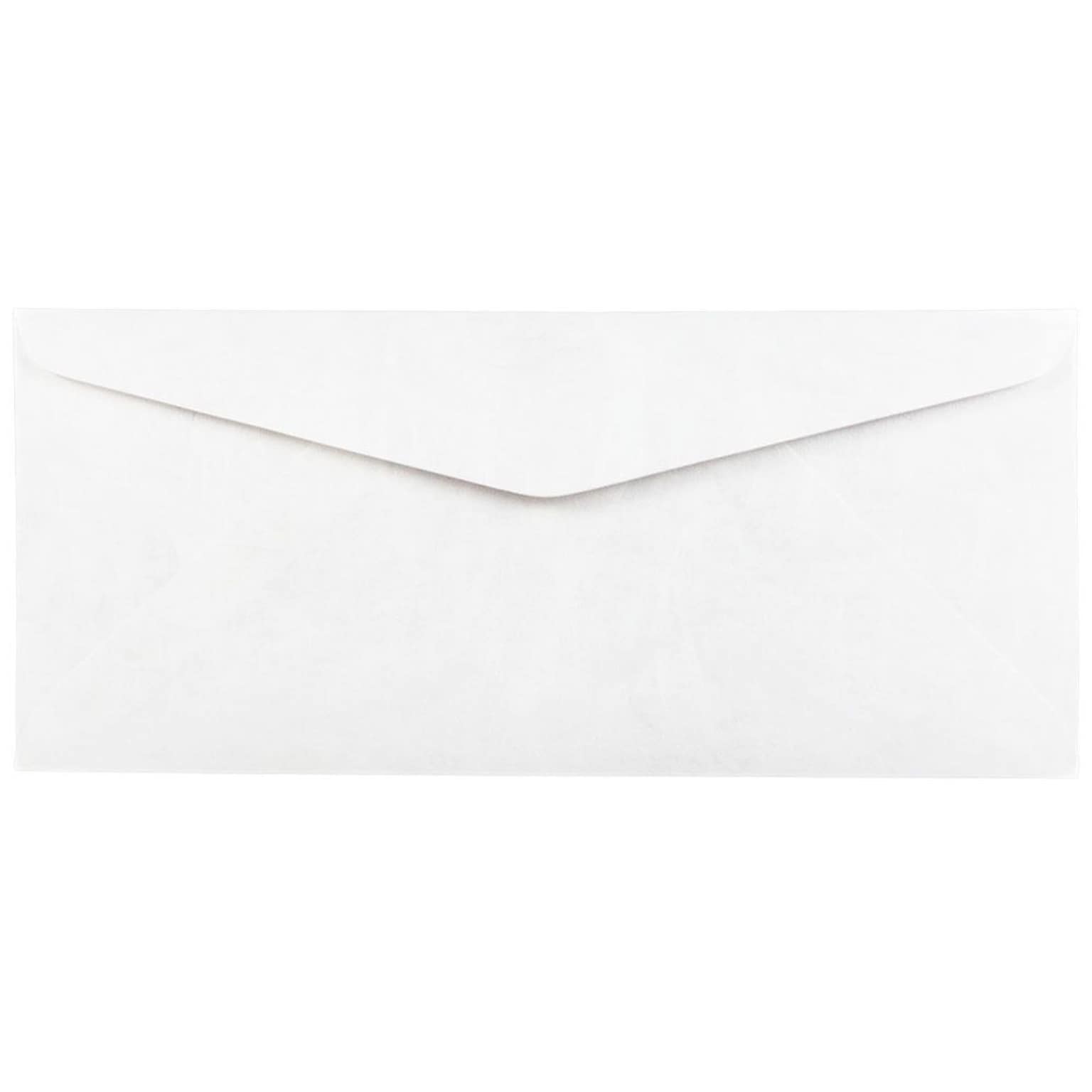 JAM Paper #10 Business Envelope, 4 1/8 x 9 1/2, White, 50/Pack (2131077C)