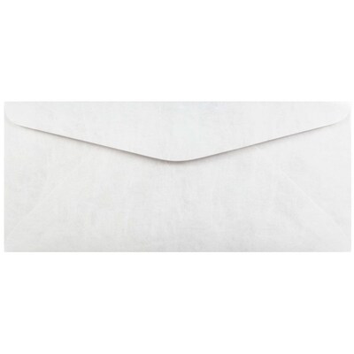 JAM Paper #11 Tear-Proof Tyvek Envelopes, 4.5 x 10.375, White, 250/Box (2131078I)