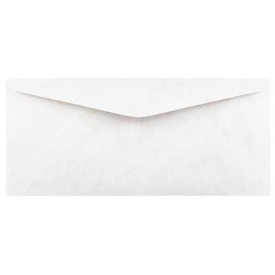 JAM Paper® #9 Tyvek Tear-Proof Envelopes, 3.875 x 8.875, White, 1000/Carton (2131080B)