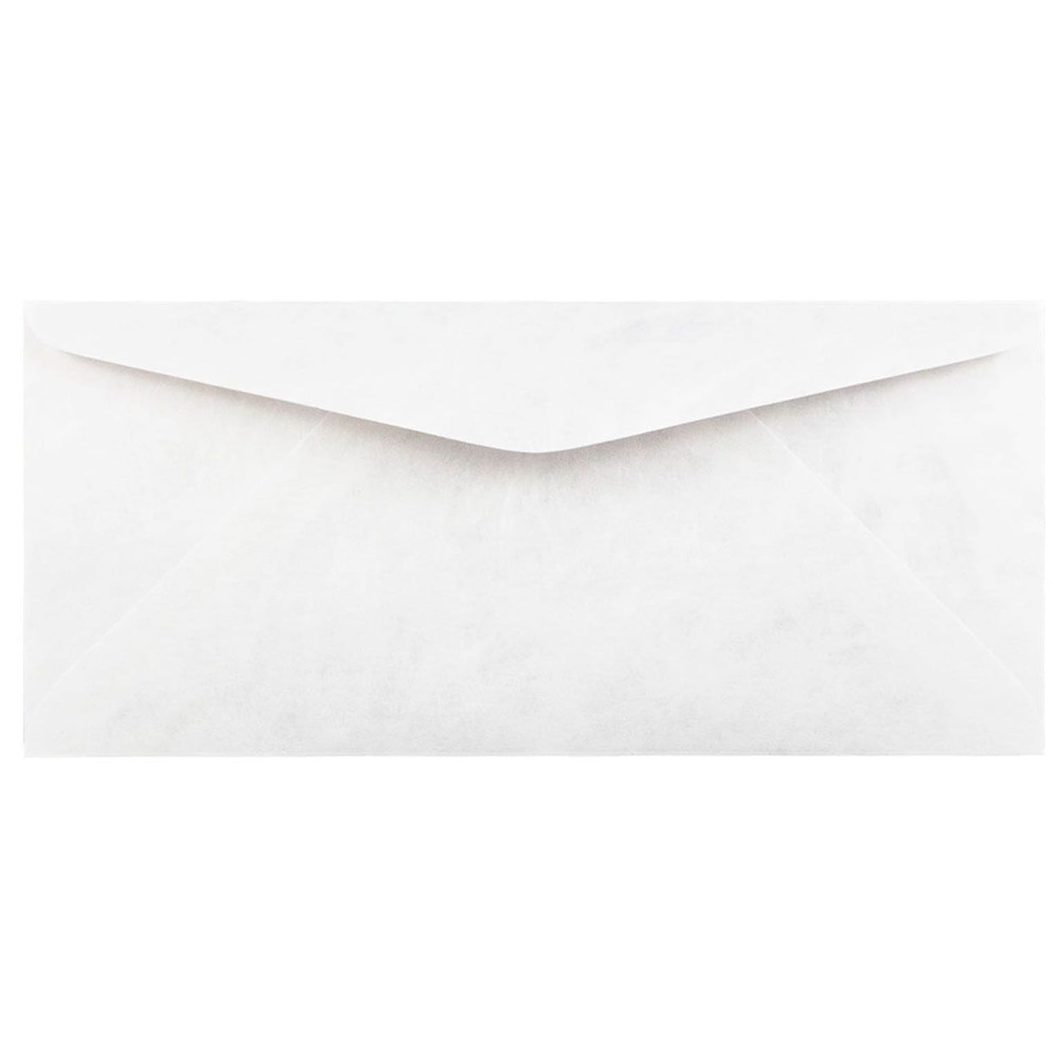 JAM Paper #9 Tear-Proof Tyvek Envelopes, 3.875 x 8.875, White, 25/Pack (2131080)