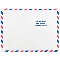 JAM Paper® 9 x 12 Tyvek Tear-Proof Open End Catalog Envelopes, White Airmail, 500/Box (2131102D)