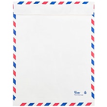 JAM Paper 9 x 12 Tear-Proof Open End Catalog Envelopes, White Airmail, 50/Pack (2131102C)