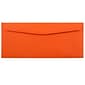 JAM Paper #10 Window Envelope, 4 1/8" x 9 1/2", Orange, 1000/Carton (5156477B)