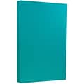 JAM Paper® 8 1/2 x 14 Legal Size Recycled Cardstock, Brite Hue Sea Blue, 50/Pack (16730935)