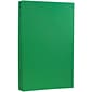 JAM Paper® 8 1/2" x 14" Legal Size Recycled Cardstock, Brite Hue Green, 50/Pack (16730936)