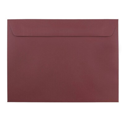 JAM Paper® 9 x 12 Booklet Envelopes, Burgundy, 50/Pack (63931159I)