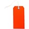JAM Paper® Gift Tags with String, Medium, 4 3/4 x 2 3/8, Neon Red, 100/Pack (91931038B)