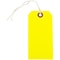 JAM Paper® Gift Tags with String, Medium, 4 3/4 x 2 3/8, Neon Yellow, 10/Pack (91931040)