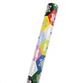 JAM Paper® Christmas Wrapping Paper, Colorful Honeycomb Snowflakes Script Design, 22.5 Sq Ft, Sold Individually (165531200)