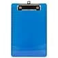 JAM Paper® Small Plastic Clipboards, 6" x 9", Blue, 12/PK (331CPMBUA)