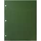 JAM Paper Laminated Glossy 3 Hole Punch 2-Pocket Folders, Green, 25/Pack (385GHPGRD)
