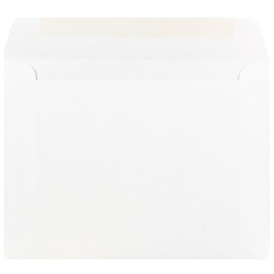 JAM Paper® 5.5 x 7.5 Booklet Commercial Envelopes, White, 50/Pack (4235H)