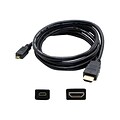 AddOn® HDMI2MHDMI3 3 HDMI 1.4 to Micro-HDMI 1.4 Adapter Cable, Black
