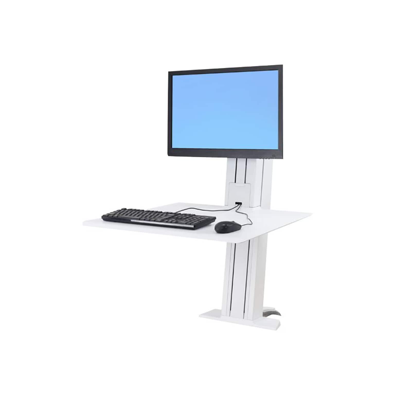 Ergotron® WorkFit-SR 33-415-062 24 Single Monitor Sit-Stand Desktop Workstation