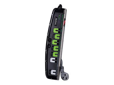 Cyberpower P705G 7-Outlet 2100 J Surge Protector, 5 Power Cord