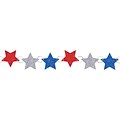 Amscan Patriotic Ring Garland, 9, Red/Silver/Blue, 6/Pack (220155)