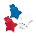 Amscan Star Whistles, 2.75 x 2.5, Red/White/Blue, 3/Pack, 12 Per Pack (391465)