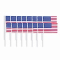 Amscan Patriotic Flag Pick, 2.5, Red/White/Blue, 4/Pack, 120 Per Pack (403702)
