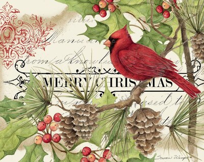 LANG Christmas Cardinal Art Insert (3113003)