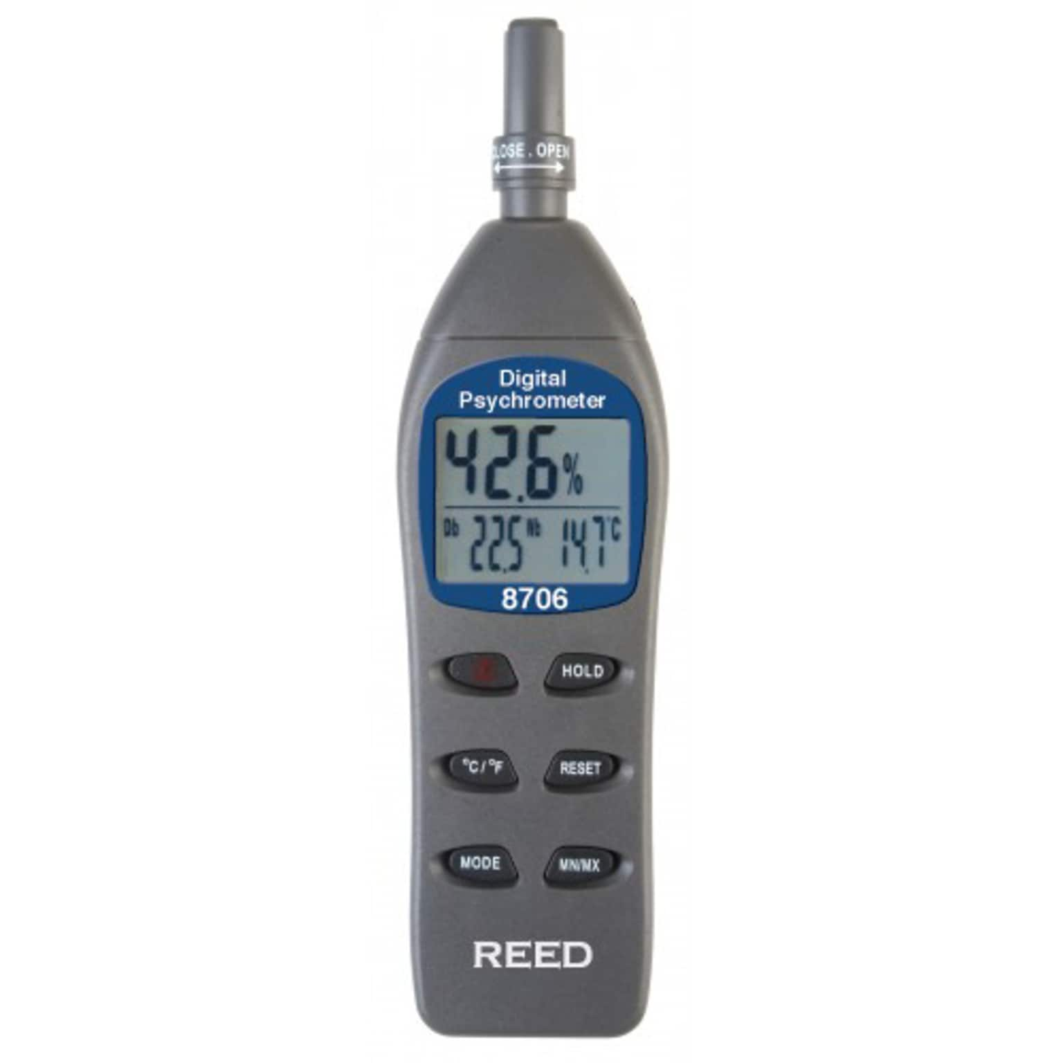 REED 8706 Digital Psychrometer/Thermo-Hygrometer (8706)