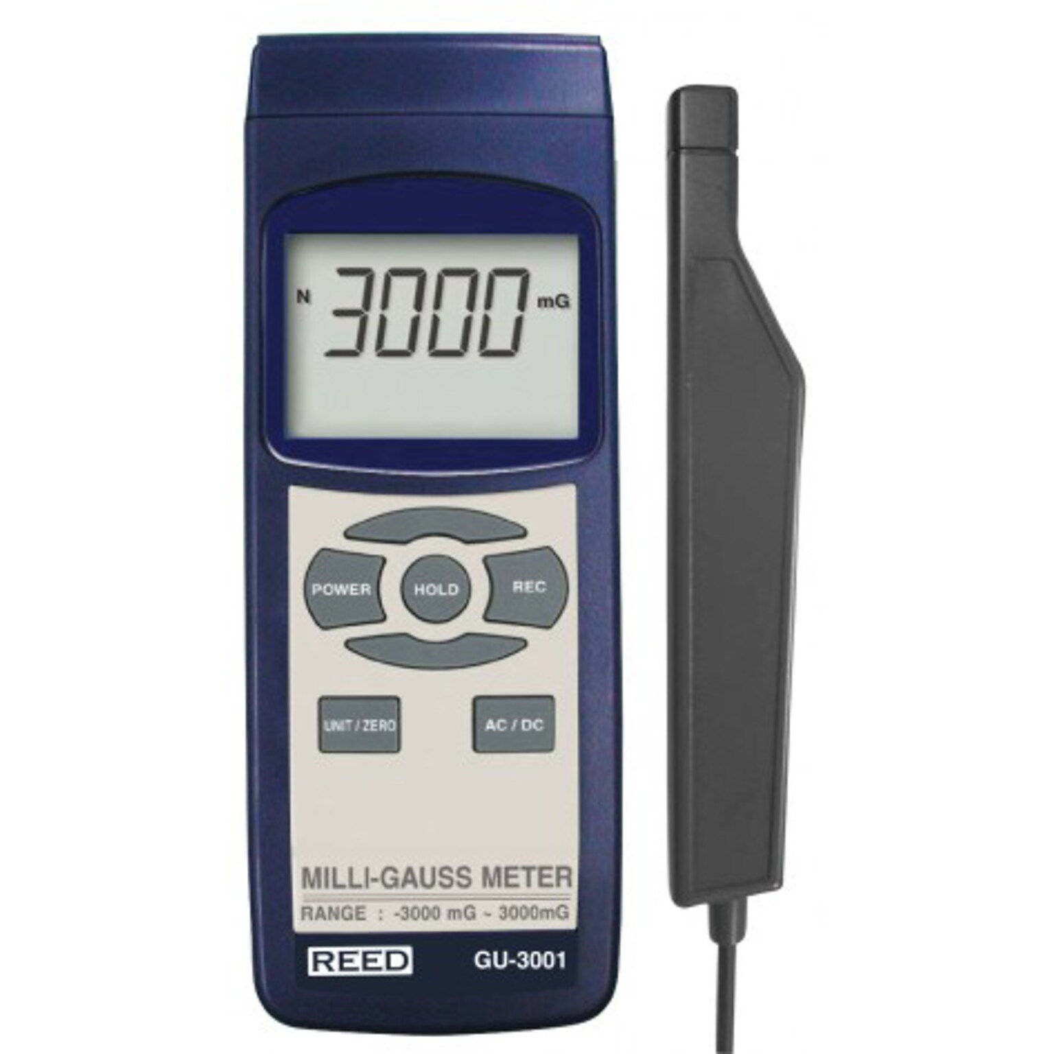 REED GU-3001 Electromagnetic Field (EMF) Meter, milliGauss (mG)/microTesla (GU-3001)