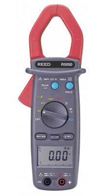 REED Instruments True RMS AC/DC Clamp Meter, 1000A (R5050)