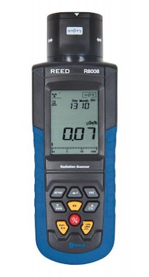 Reed Instruments R8008 Digital Portable Radiation Meter, Black/Blue (R8008)