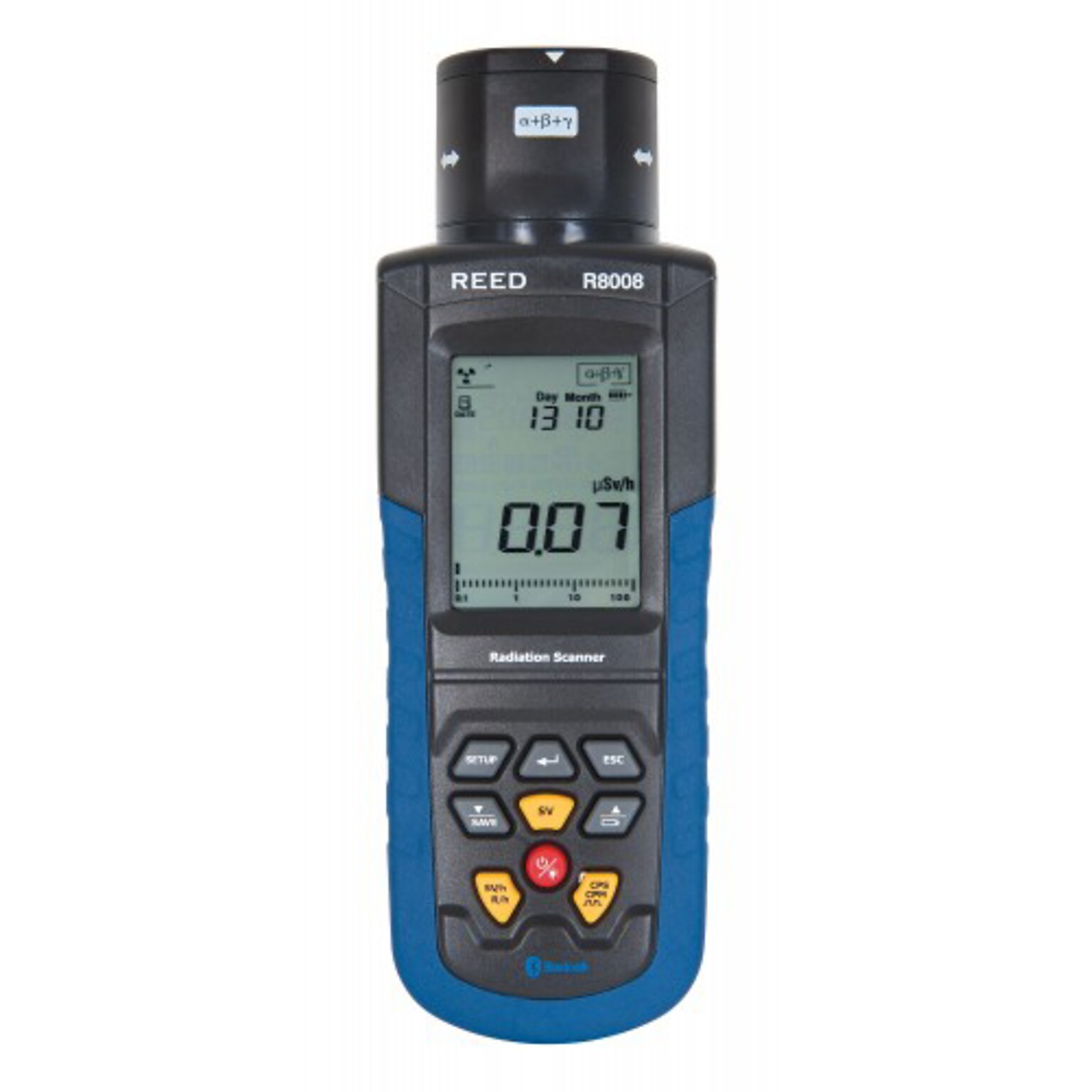 Reed Instruments R8008 Digital Portable Radiation Meter, Black/Blue (R8008)