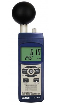 REED SD-2010 SD Series WBGT Heat Stress Meter, Datalogger (SD-2010)