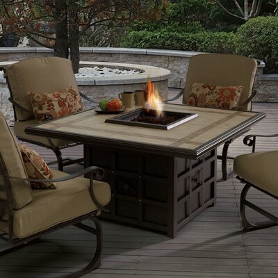 Wildon Home Antoine Propane Fire Pit Table Departments Shopping