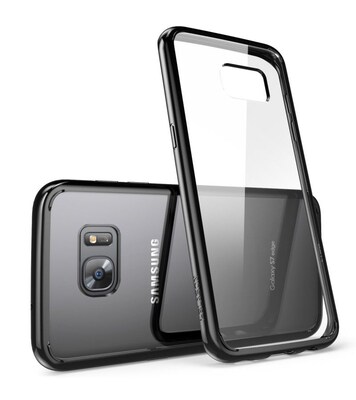 i-Blason Halo Series Clear Case for Samsung Galaxy S7 Edge - Black