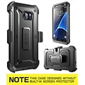 SUPCASE Unicorn Beetle Pro Series Fullbody Protection Case with Screen Protector & Holster for Samsung Galaxy S7 Edge, Black