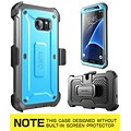 SUPCASE Unicorn Beetle Series Pro Fullbody Protection Case with Screen Protector & Holster for Samsung Galaxy S7 Edge, Blue