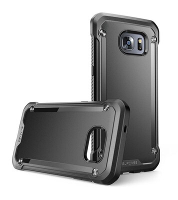 SUPCASE Unicorn Beetle Series Hybrid Protective Case for Samsung Galaxy S7 Edge - Black