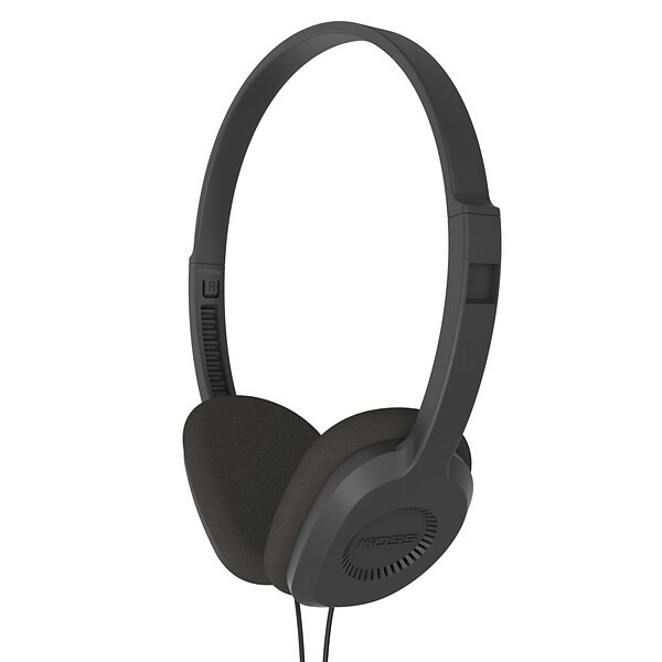 Koss® KPH8 Lightweight Headphone, Black