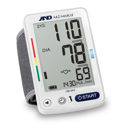 A&D Medical Premium Wrist Pressure Monitor (UB-543)