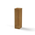 MedViron St. Clair 72 Wardrobe, 1-Door 1-Drawer, Honey Maple, Right Hinge, 20.5W x 25D x 72H (Z43-1200-T448)