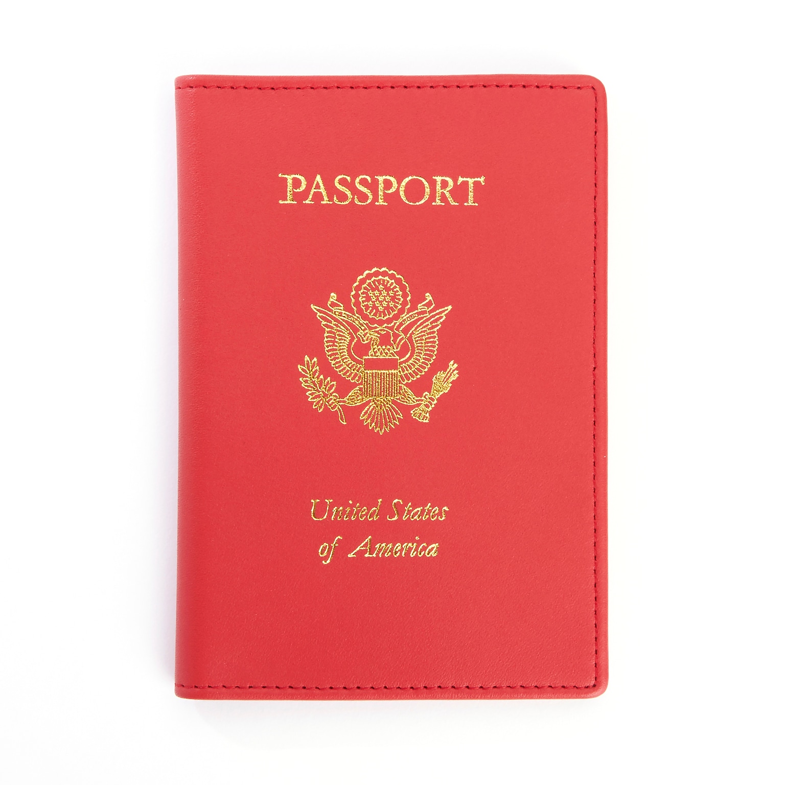Royce Leather RFID Blocking Passport Travel Document Organizer (RFID-202-RED-5)